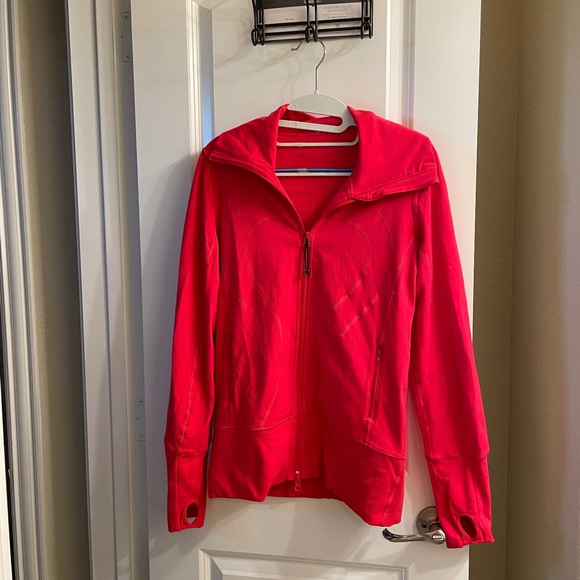 Lululemon red full-zip jacket - Picture 1 of 4